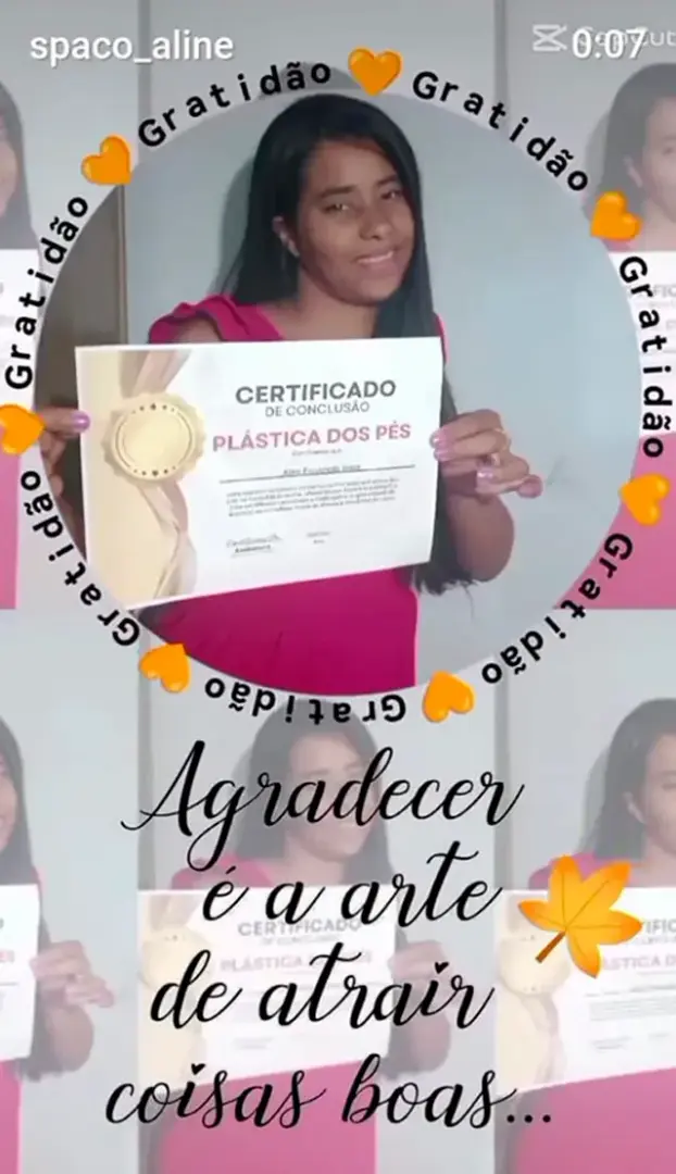 Depoimento de aluna