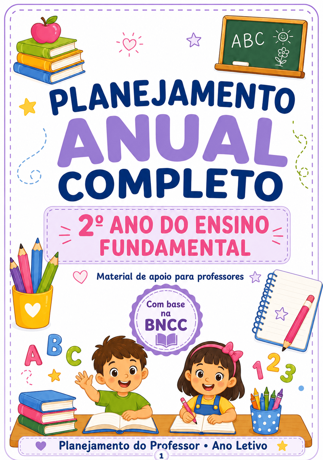 Capa do Planejamento Anual Completo 2º Ano