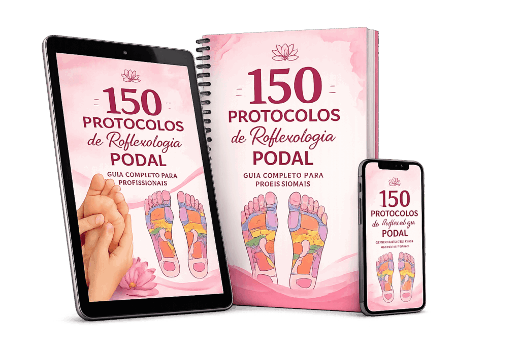 Mockup do produto 150 Protocolos de Reflexologia Podal