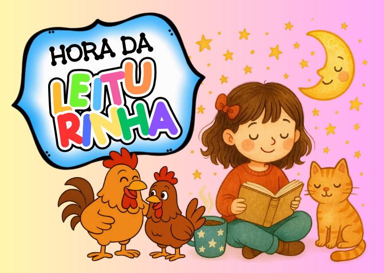 Capa do material Hora da Leiturinha
